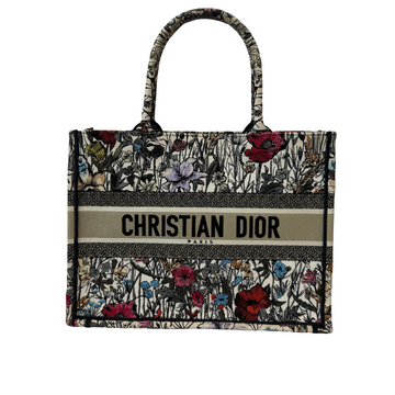 Dior Floral Embroidery Tote Shoulder & Top Handle Bag | 98% New | Authentic Luxury