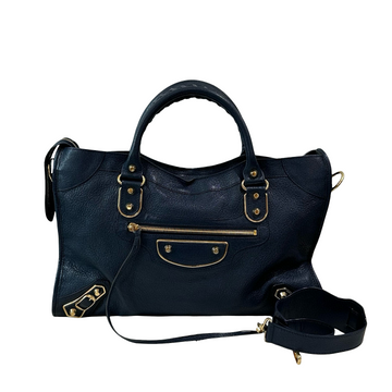 Balenciaga Blue Motorcycle Top Handle & Shoulder Bag | 98% New | Authentic Luxury