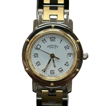 Hermès Clipper Quartz Two-Tone 24mm Women’s Watch – Full Set