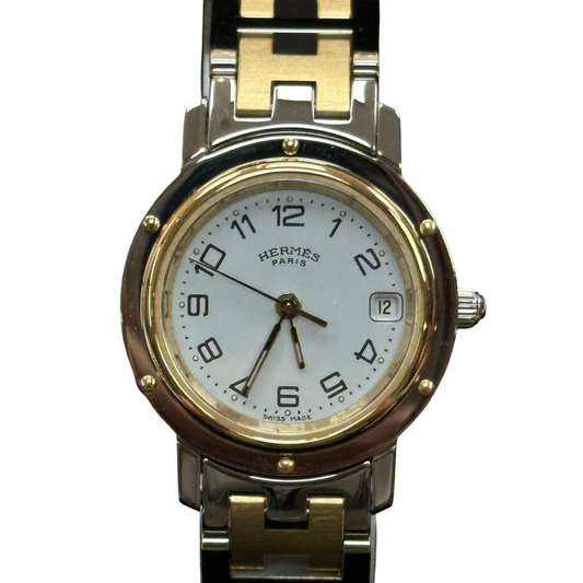 Hermès Clipper Quartz Two-Tone 24mm Women’s Watch – Full Set