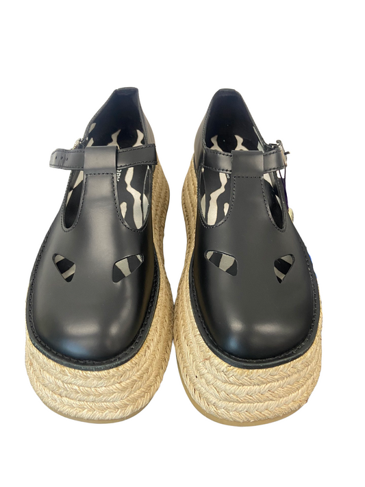 BURBERRY Aldywych Woven Platform Shoes – Size 37.5